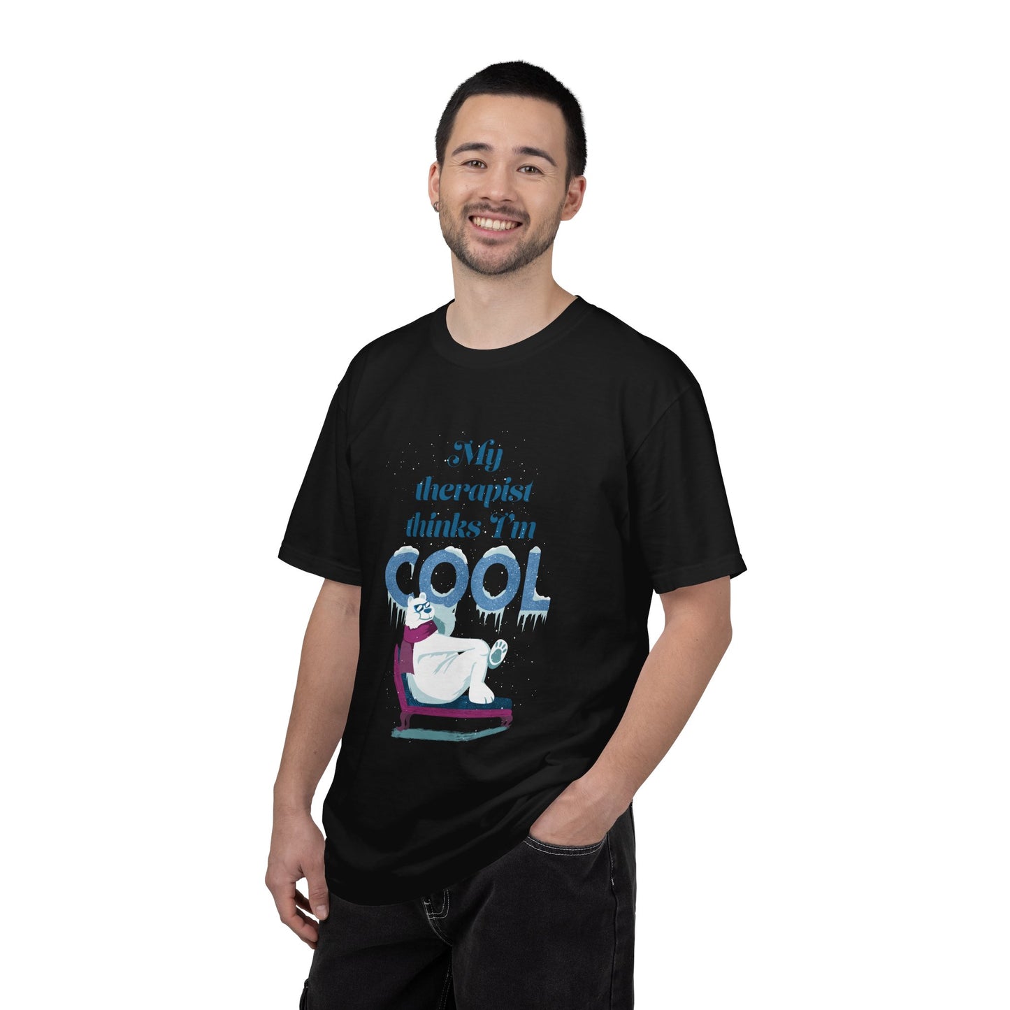 "My Therapist Thinks I’m Cool" Graphic Tee Dark Colors