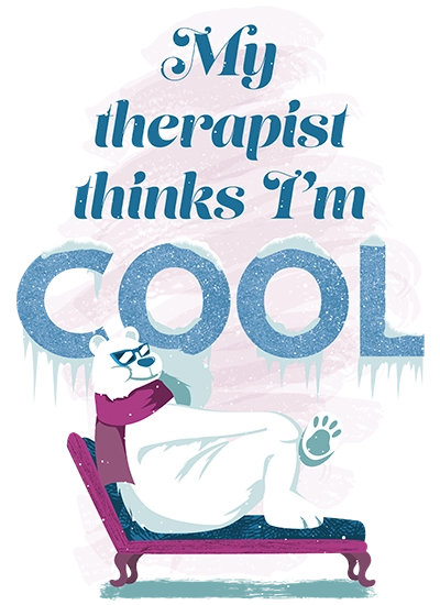 'My Therapist Thinks I'm Cool' Logo